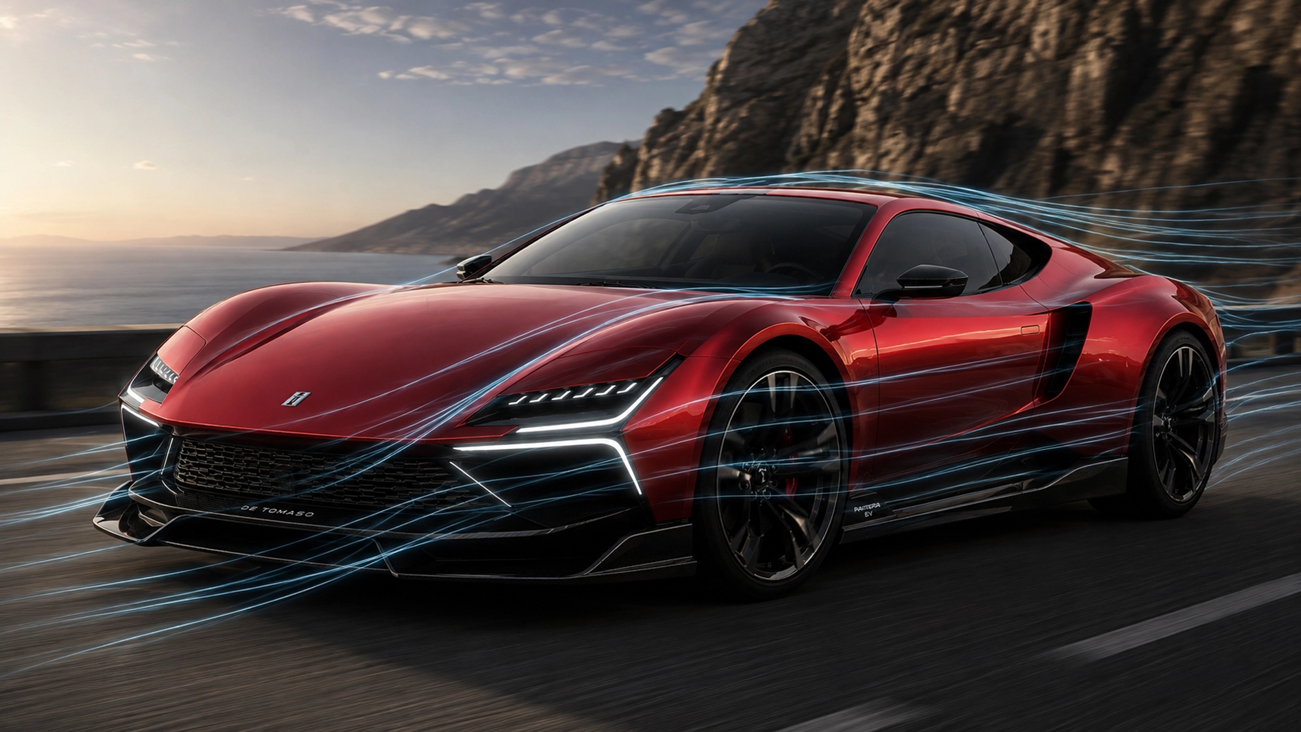 DeTomaso Pantera EV — Surface and Flow