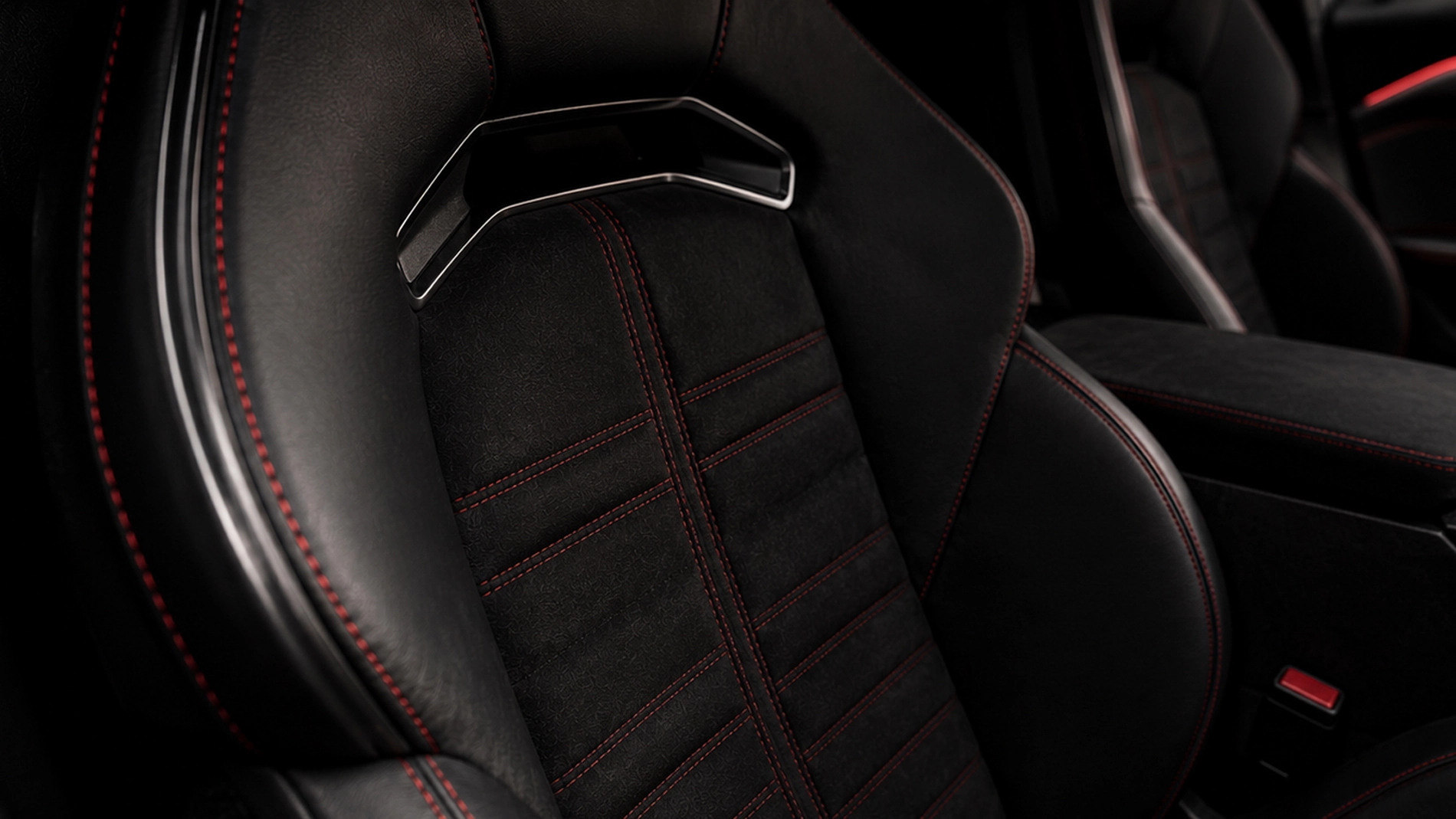 DeTomaso Pantera EV — Leather Red Stitch