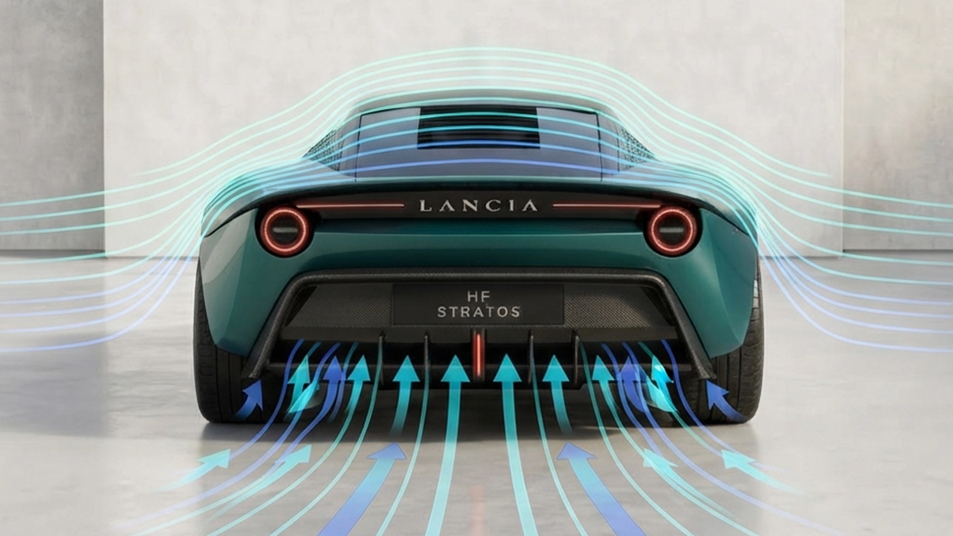 Lancia Stratos HF Concept — Rear Air Management