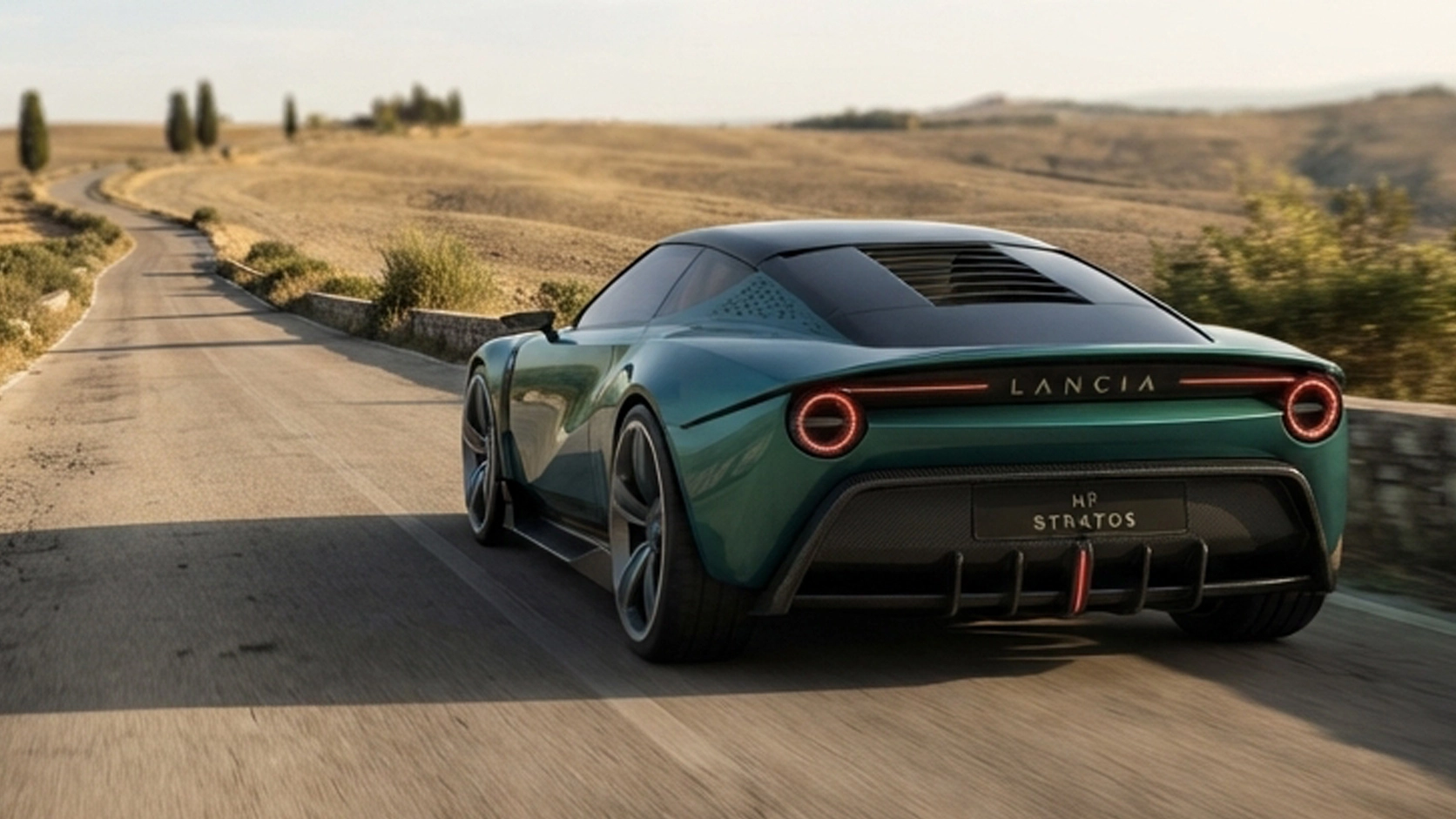 Lancia Stratos HF Concept — final rear three-quarter view